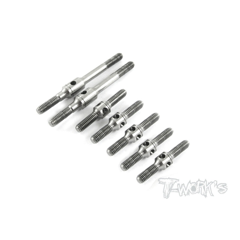 TB-011 64 Titanium Turnbuckle Set For Mugen MTX-5)