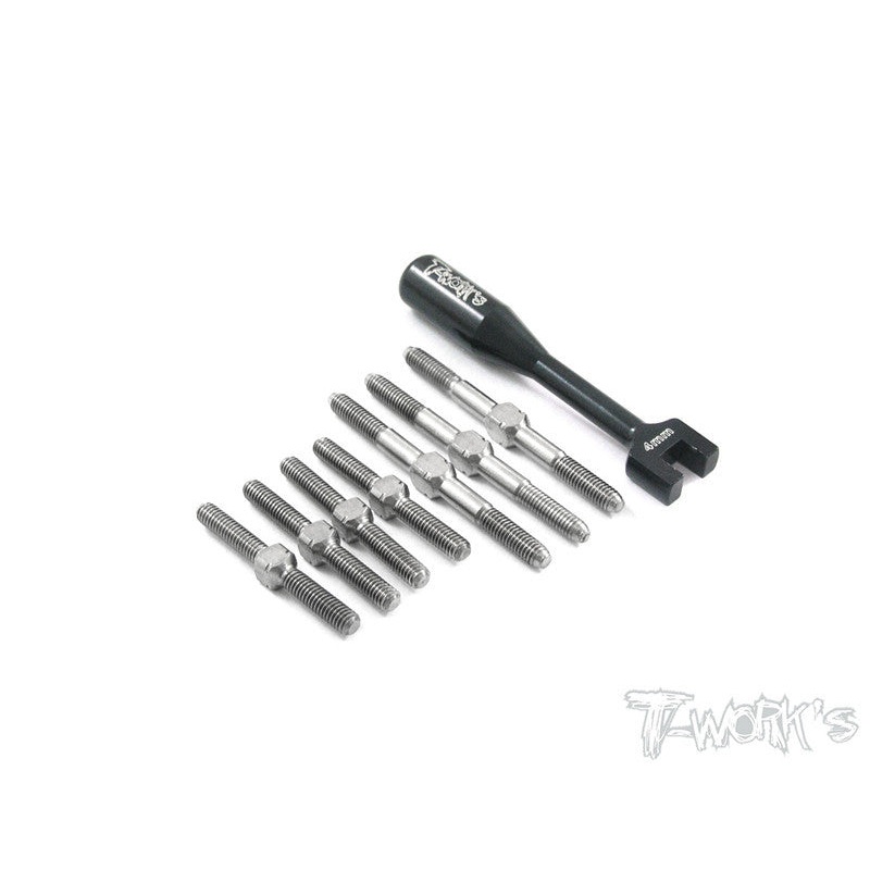 TB-021 XRAY T3 2012 Titanium Turnbuckle Set