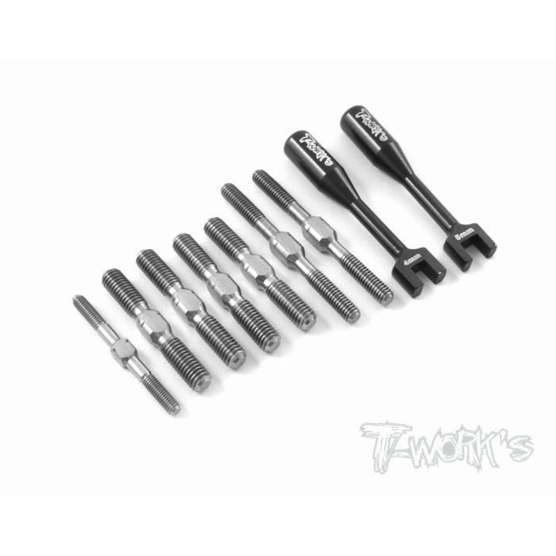 TB-023  Hong Nor & Jammin X3 Sabre & X3E Titanium Turnbuckle Set