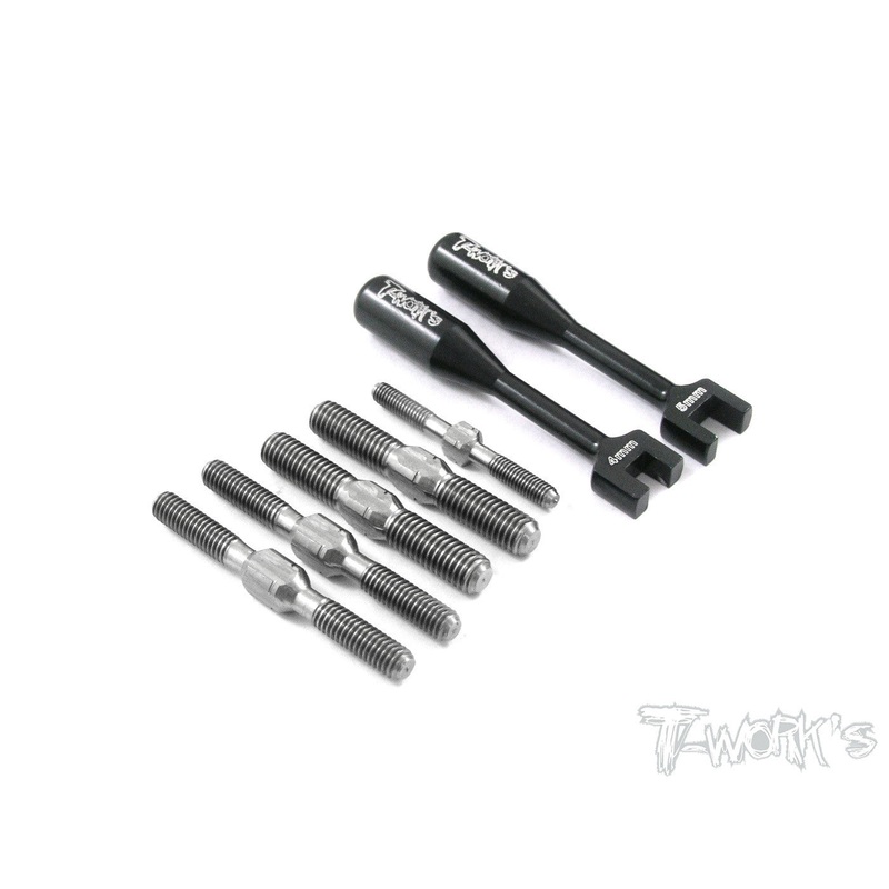 TB-025 Sworkz S350 BK-1 Titanium Turnbuckle Set