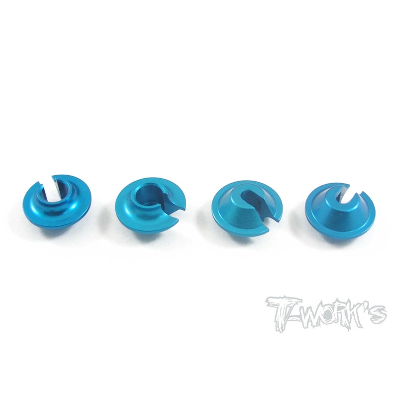 TE-021 Aluminium Spring Cup for Team Associated ( 4pcs. )