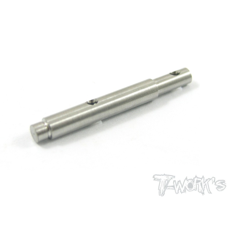 TE-026 64 Titanium Spur Gear Shaft ( For Tamiya?FF03 ?