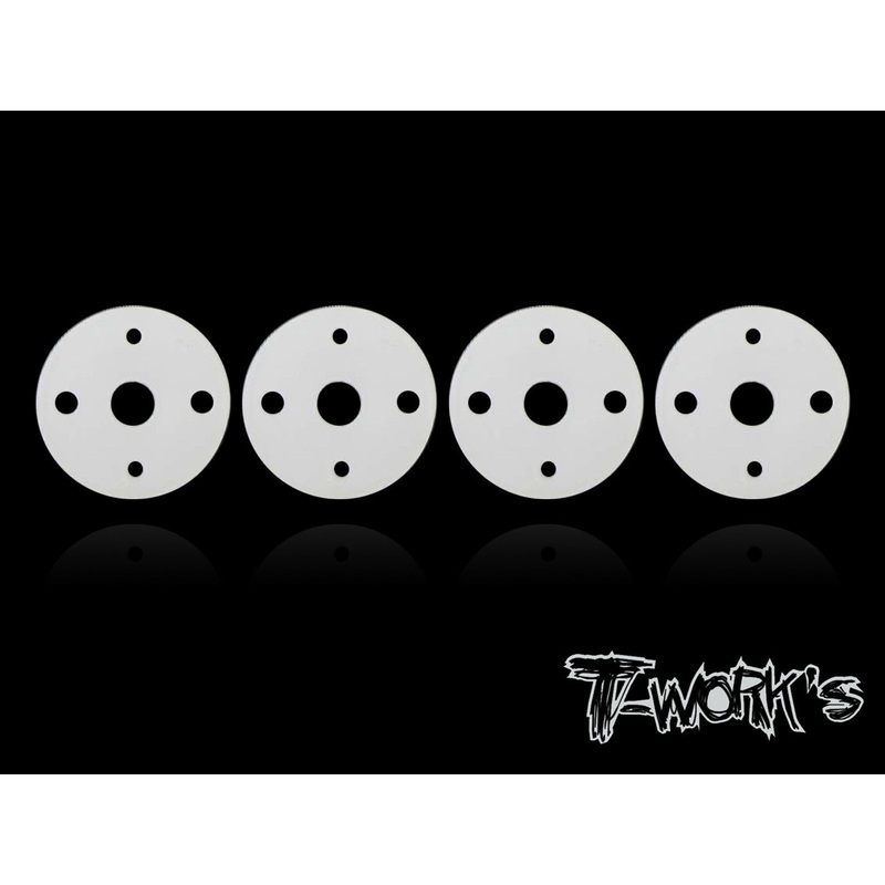 TE-076 Machined Twins Hole Shock Pistons 1.1x2+1.5x2 ( Xray XB4/XB2C 2018 )