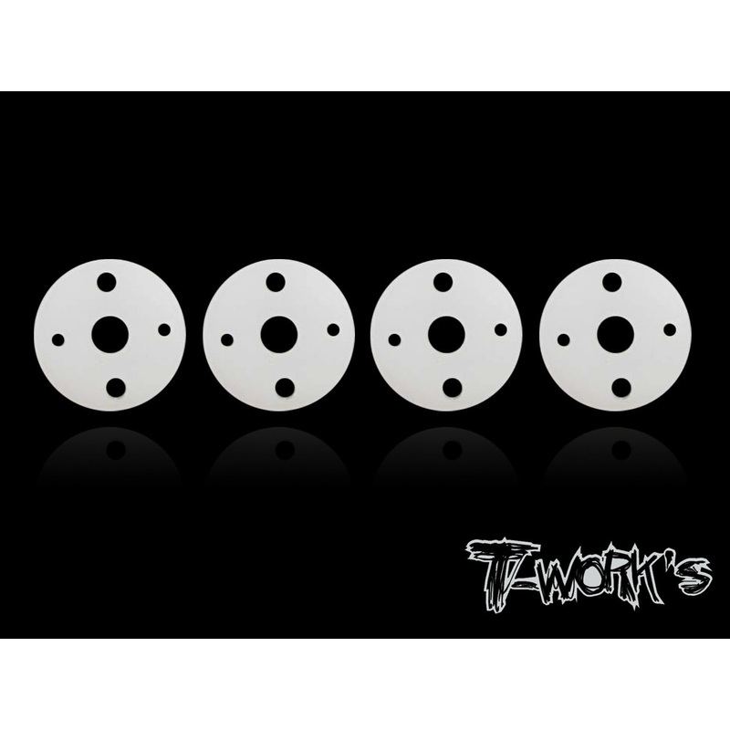 TE-077 Machined Twins Hole Shock Pistons 1.1x2+1.6x2 ( Xray XB4/XB2C 2018 )