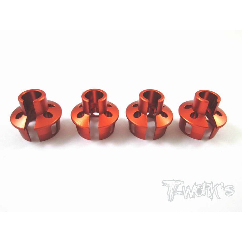 TE-100 Aluminium Damper Retainer ( For Xray XB4/XB2C 2018) 4pcs.