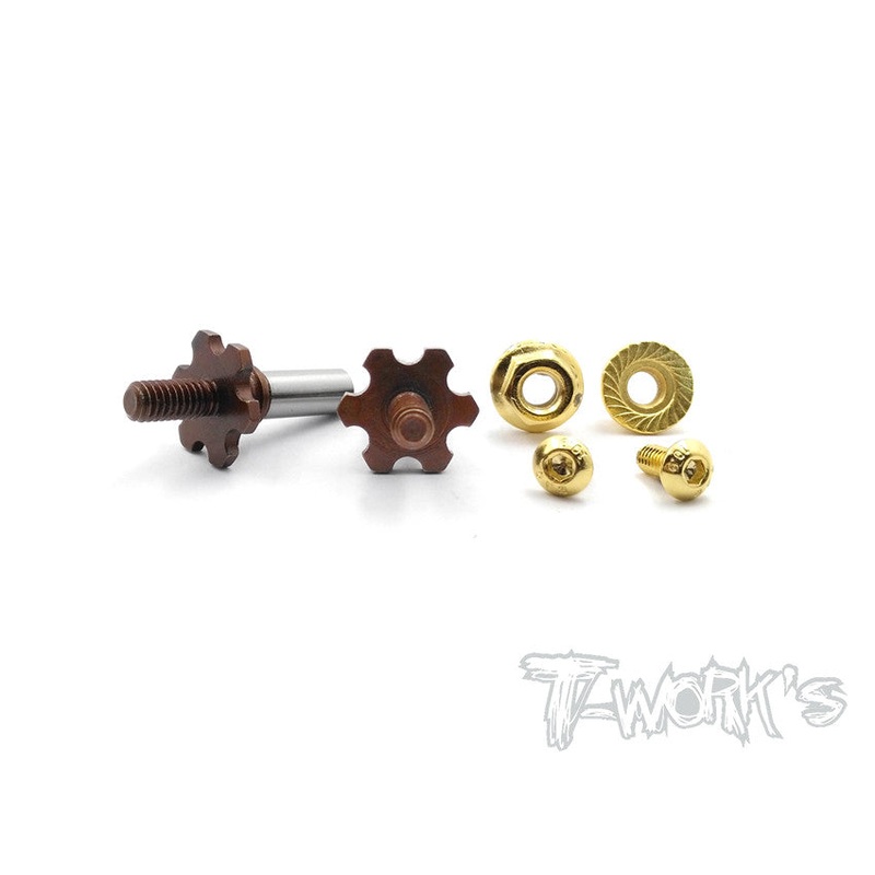 TE-153-S  Spring Steel Light Weight Front Axle ( Team Associated RC10 B6/B6D/B6.1  )