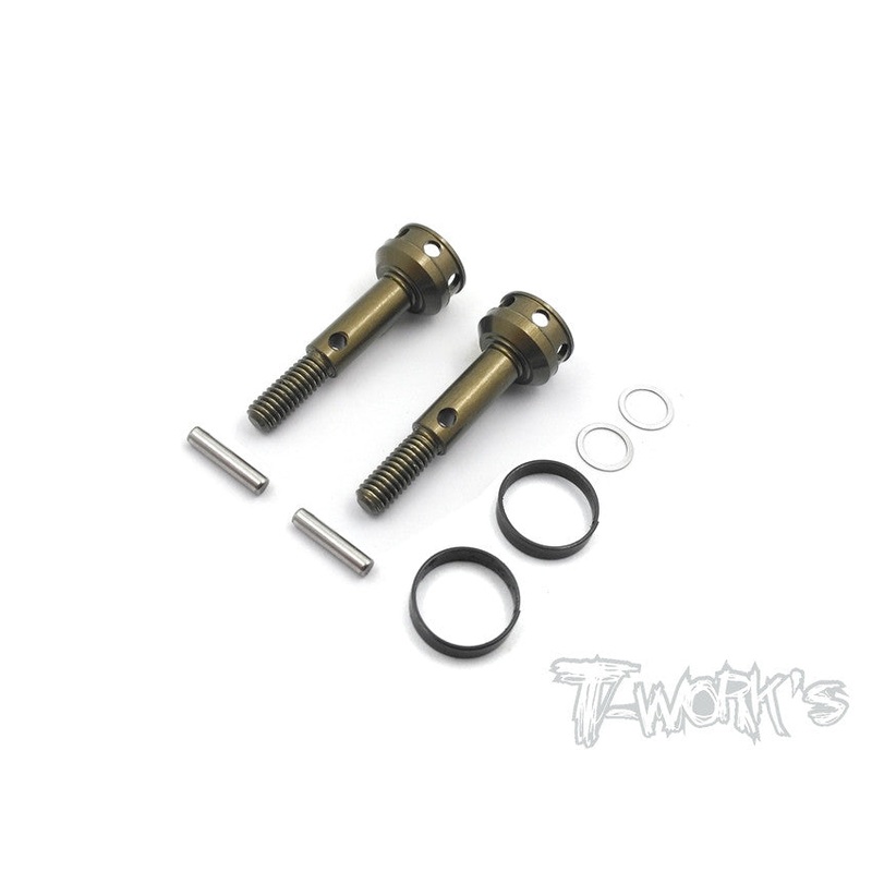 TE-154 7075-T6 Hard Coated Alum. Drive Axle ( For Xray T4 15/16/17& Yokomo BD7 15/16/17 & BD8) 2pcs.
