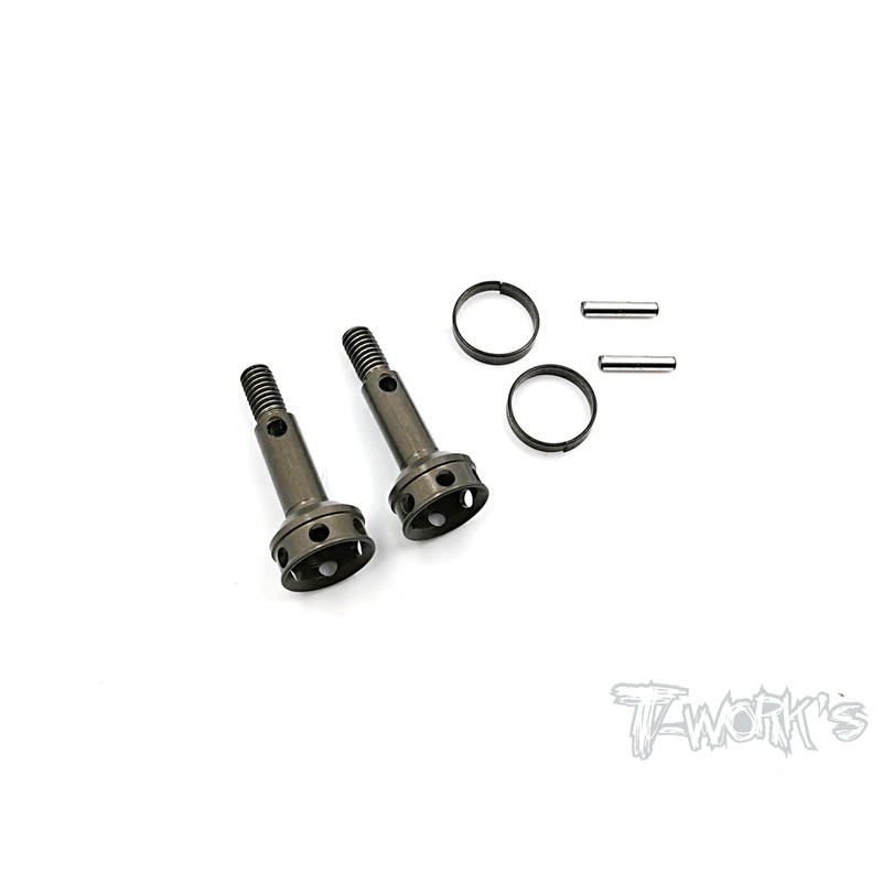 TE-154-M 7075-T6 Hard Coated Alum. Drive Axle ( For Mugen MTC1 ) 2pcs.