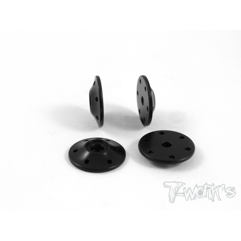 TO-080 CNC Machined 1.3mmX6Tapered Shock Pistons 15mm( For  Team Durango DNX408)