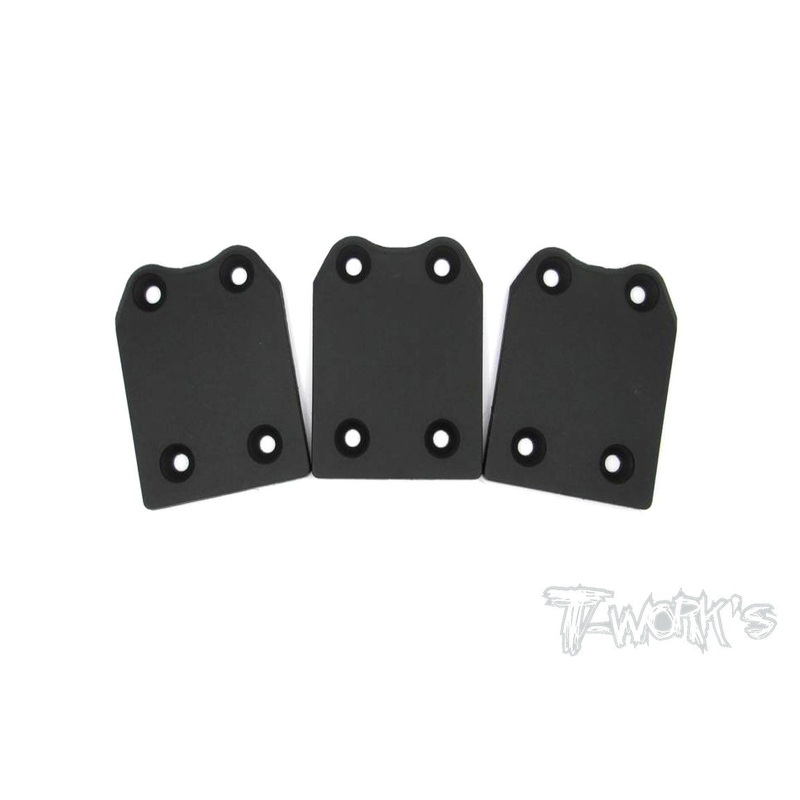 TO-174-X Rear Chassis Skid Protector (Xray XB8, XB9, XB9T) 3pcs