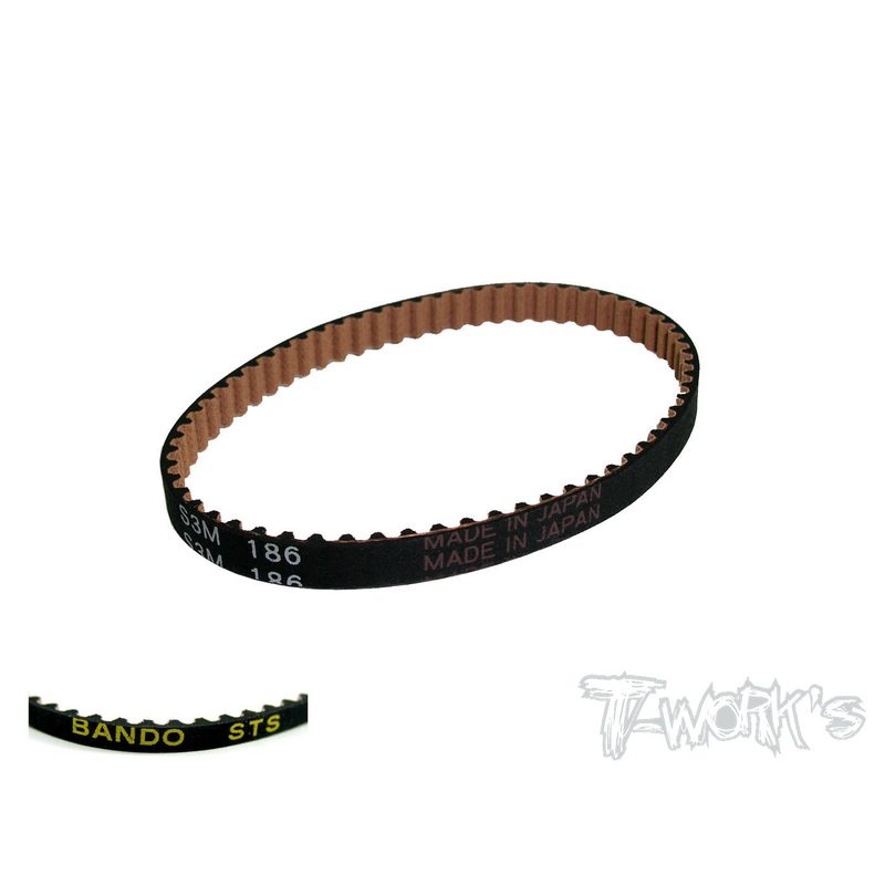 BT-011 Low Friction Front Belt ( XRAY NT1 )& Rear Belt ( Serpent 747 ) 5x186mm
