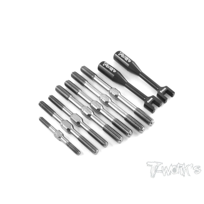 TB-026 XRAY XB9 Titanium  Turnbuckle Set