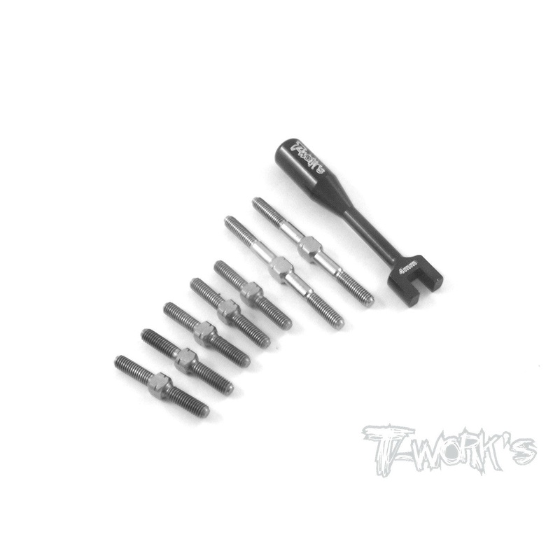 TB-034 HOT Bodies TCXX Titanium Turnbuckle Set