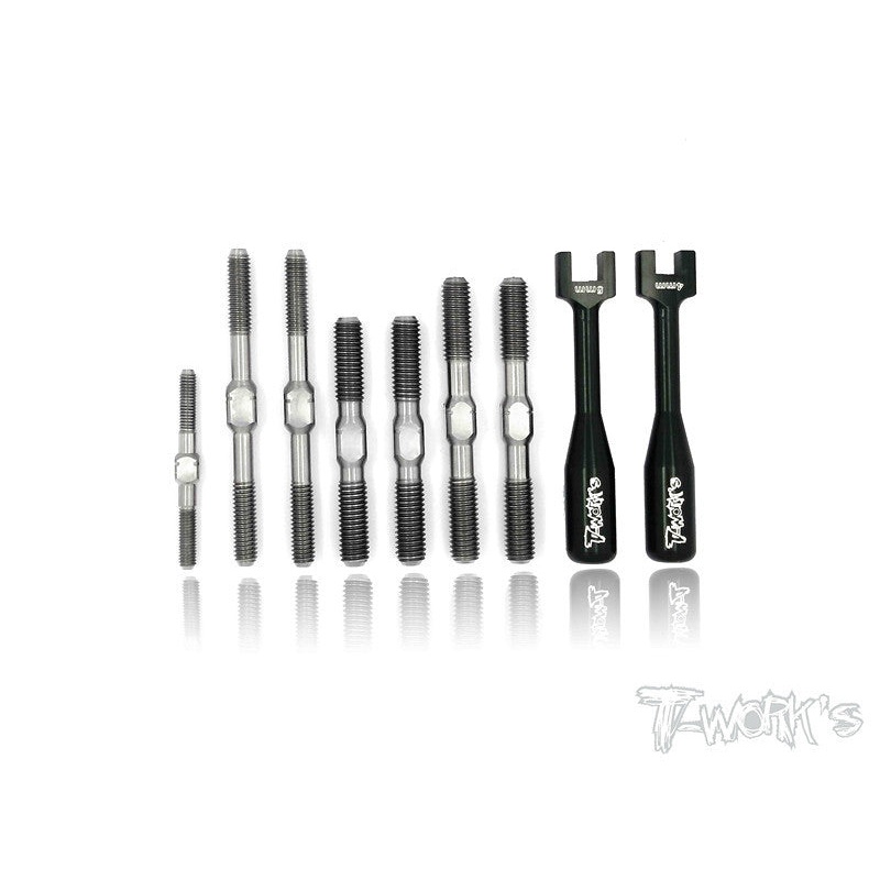 TB-038 Agama A8 EVO Titanium Turnbuckle Set