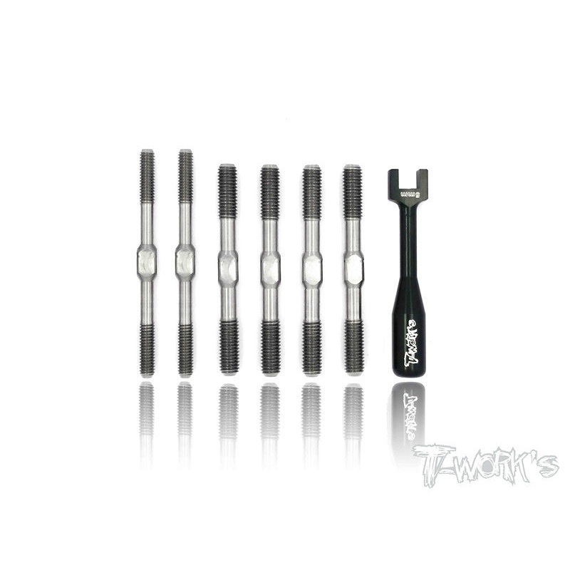 TB-039 Hot Bodies D812 Titanium Turnbuckle Set