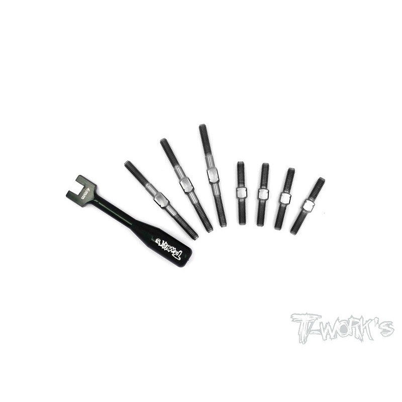 TB-046 Serpent S411 Titanium Turnbuckle Set