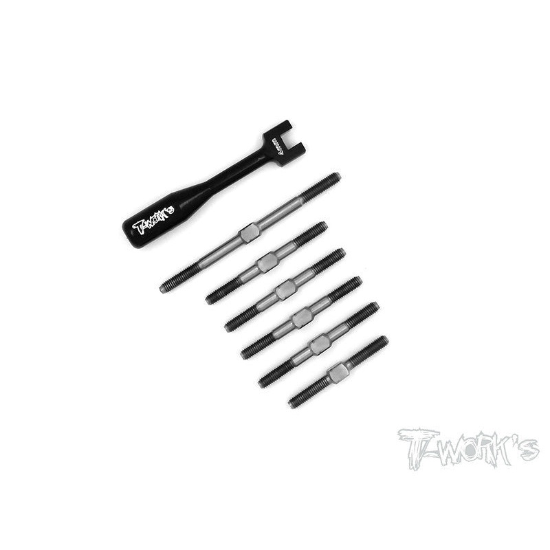 TB-048 Schumacher Mi 5 Titanium Turnbuckle Set