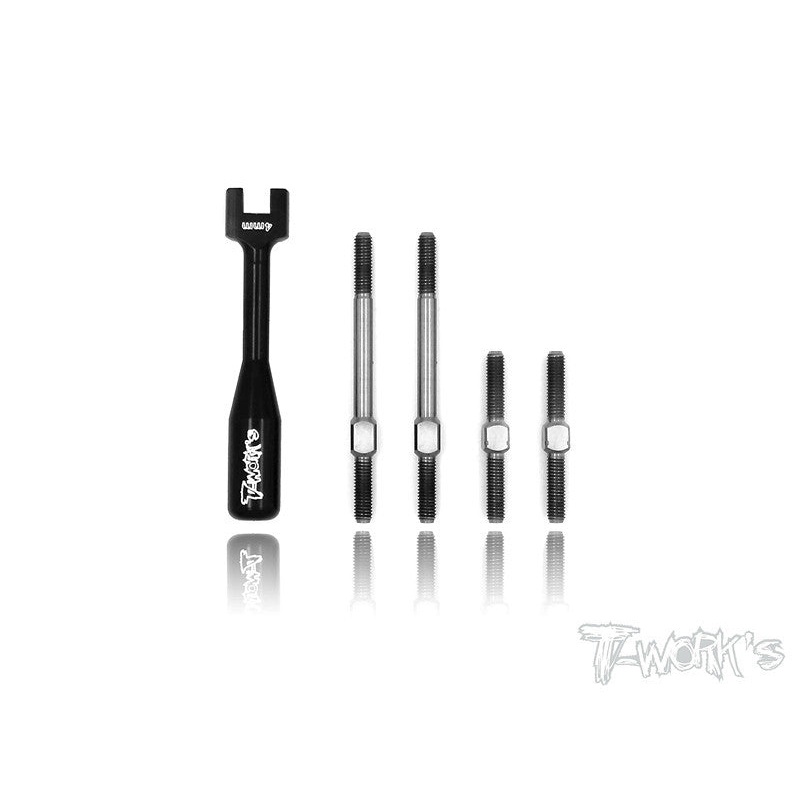 TB-055 Xray NT1 Titanium Turnbuckle Set