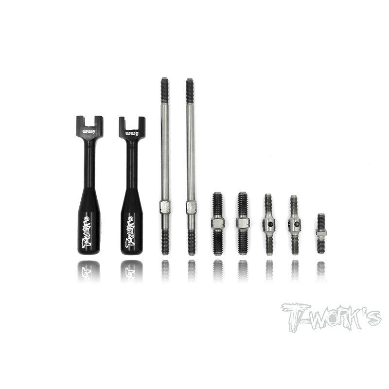 TB-058 Serpent Viper 977 Titanium Turnbuckle Set