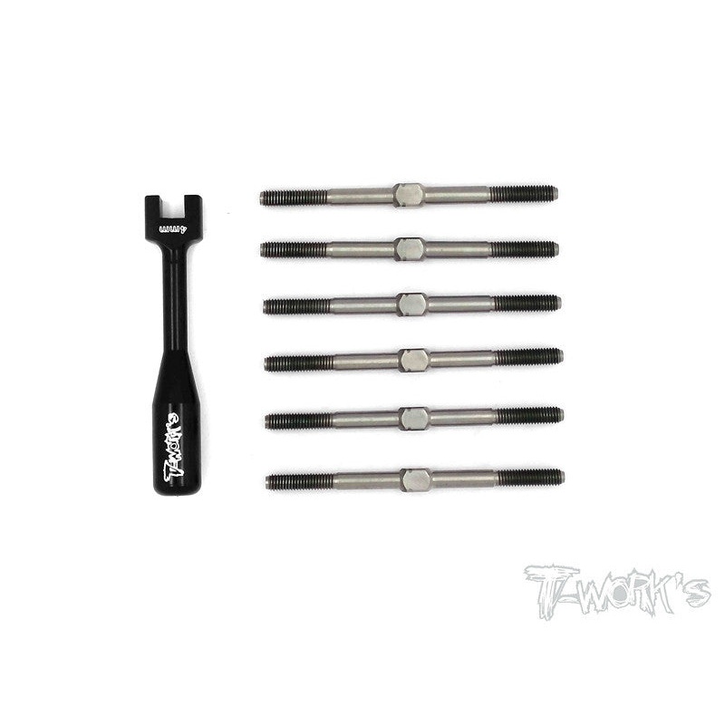 TB-060 64 Titanium Turnbuckle Set For Serpent Spyder SRX-2 RM