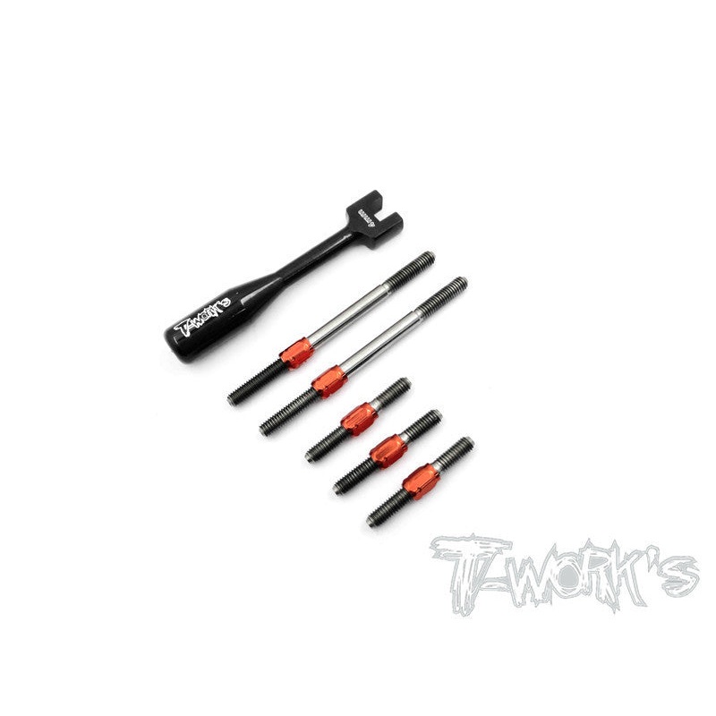 TB-089H Hybrid Titanium Turnbuckle Set For Serpent 733