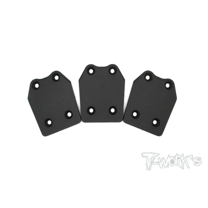 TO-174-M Rear Chassis Skid Protector (Mugen MBX7/MBX-7R) 3pcs