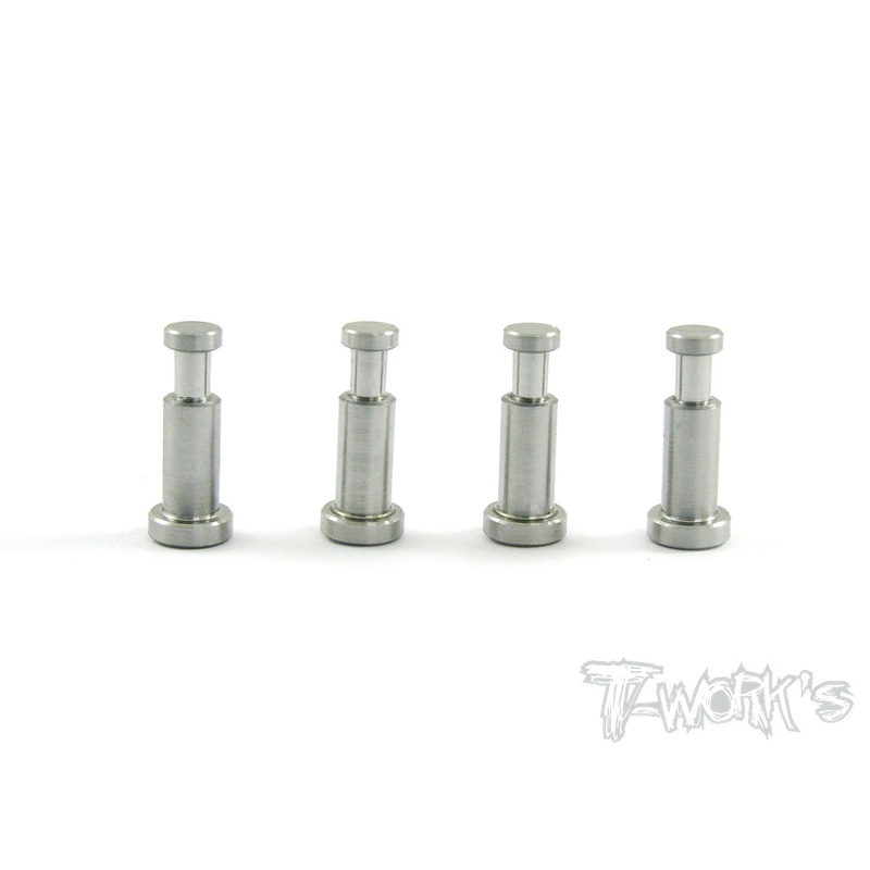 TP-002 64 Titanium Streeing King Pin 4pcs. ( For Hong Nor & Jammin X3 Sabre,IGT8)