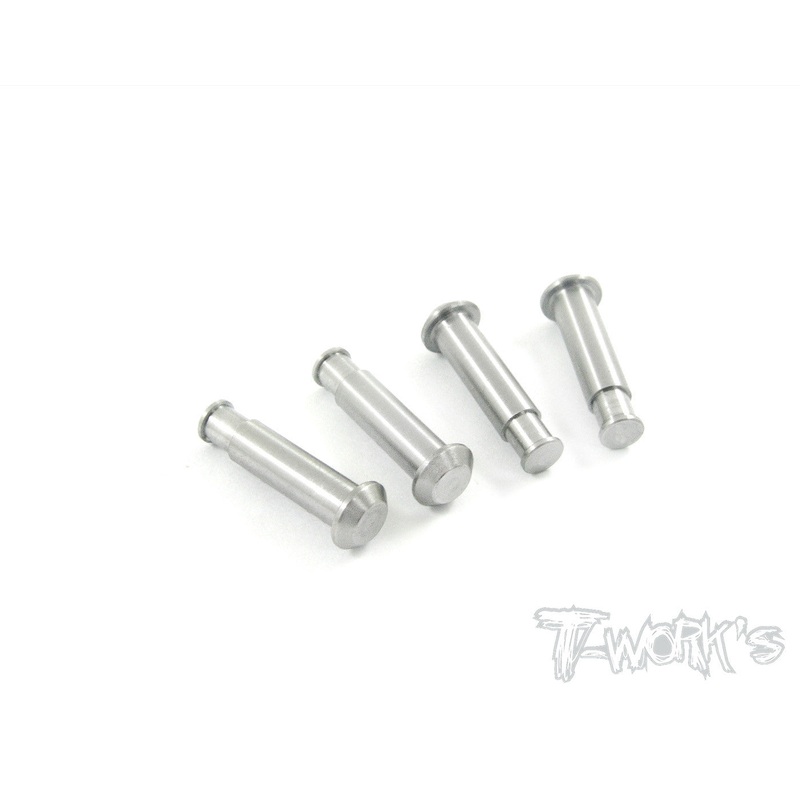 TP-006 64 Titanium Streeing King Pin 4pcs. ( For Team Durango DNX408 )