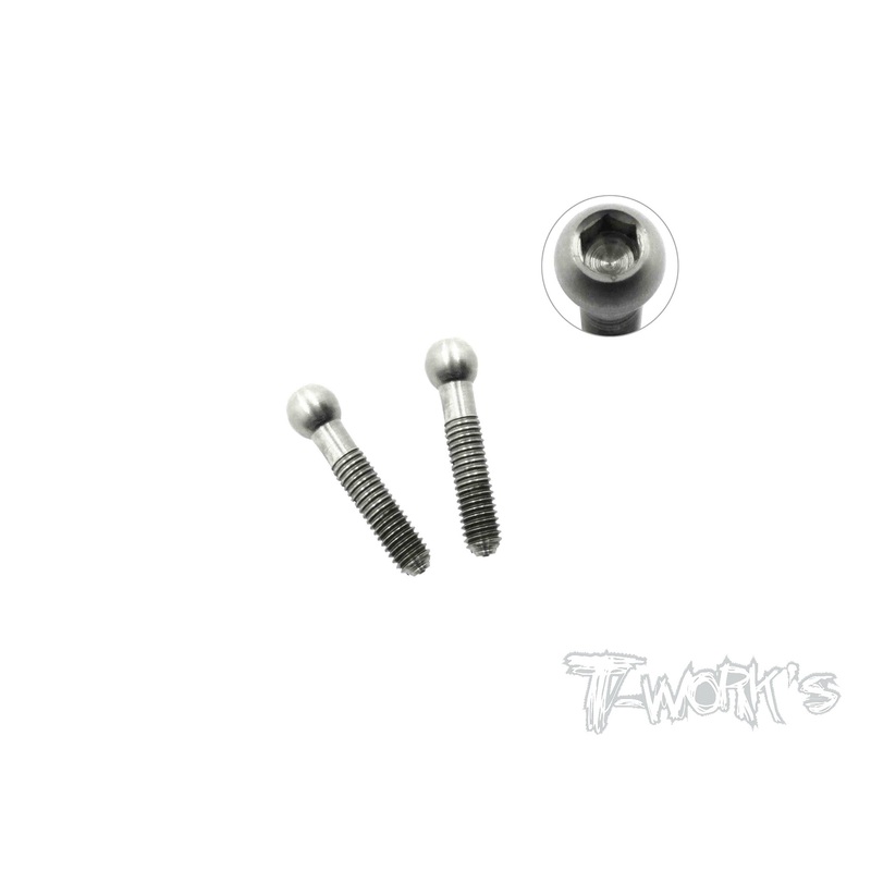 TP-016 64 Titanium Pivot ball threaded upper arm ( Yokomo BD7/BD8 )2pcs.