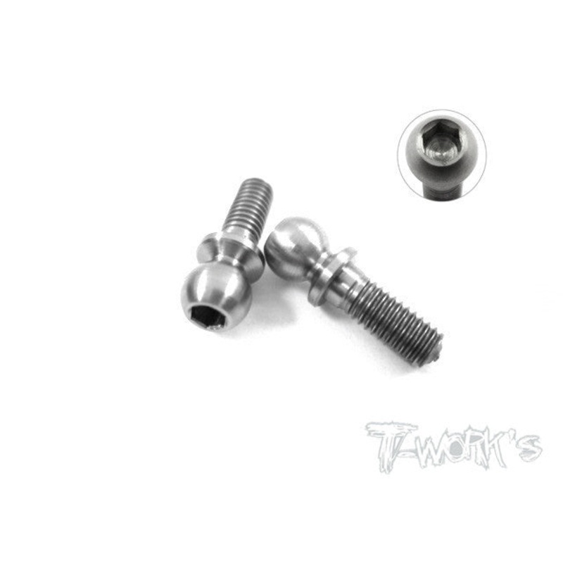 TP-018 64 Titanium 4.4mm Ball End  ( Serpent )2pcs.