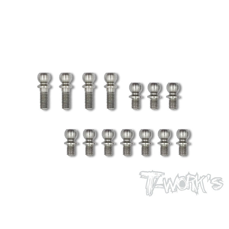 TP-058 64 Titanium Ball End set ( For Serpent Project 4X )
