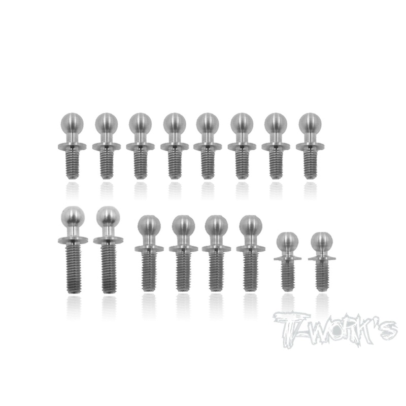 TP-075 64 Titanium Ball End set ( For HB D216 )