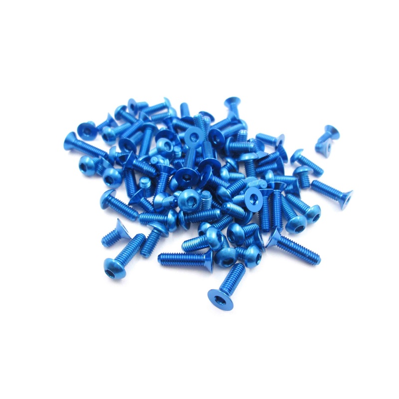 ASS-417 7075-T6 Alum Screw set 98pcs. For Tamiya 417X