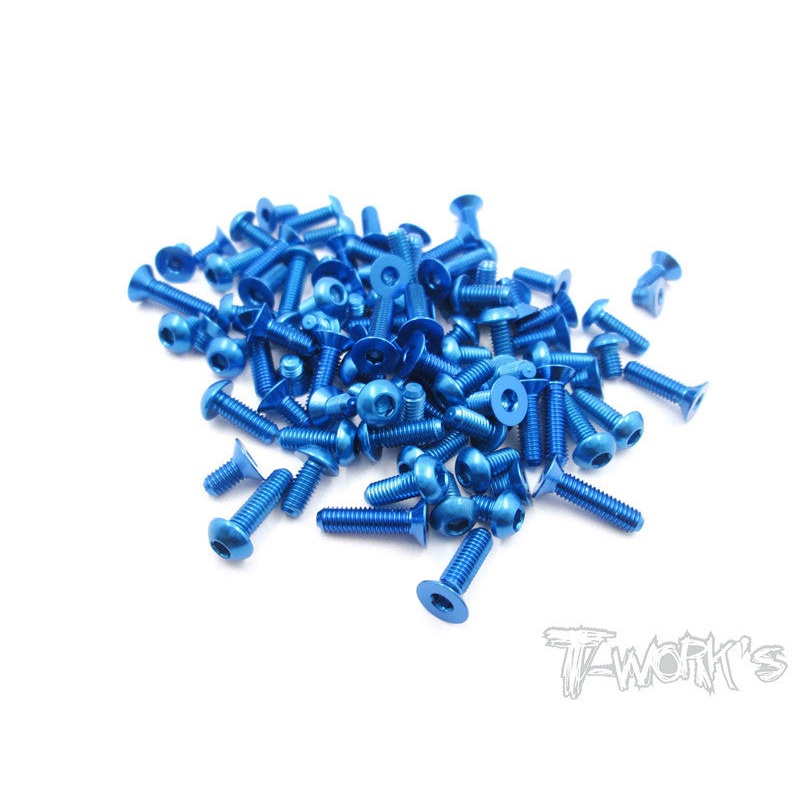 ASS-TB04 7075-T6 Alum Screw set 86pcs  For Tamiya TB04