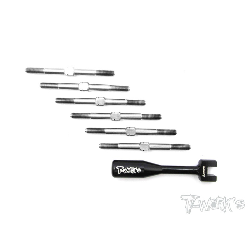 TB-066 Team Associated RC10 B5/B5M 64 Titanium Turnbuckle Set