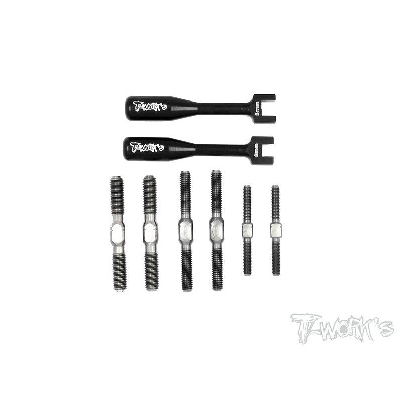 TB-072 Titanium Turnbuckle Set For Sworkz S350 BK-1 EVO II