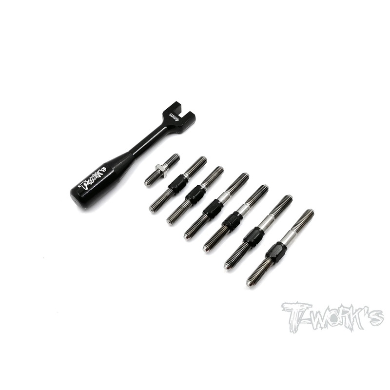 TB-155H Hybrid Titanium Turnbuckle Set  ( For Yokomo YD-2 S Plus )