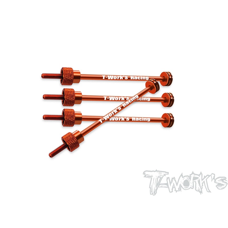 TE-107    1/10 Touring Car and 2WD Buggy Tire Holder 100mm 4pcs.