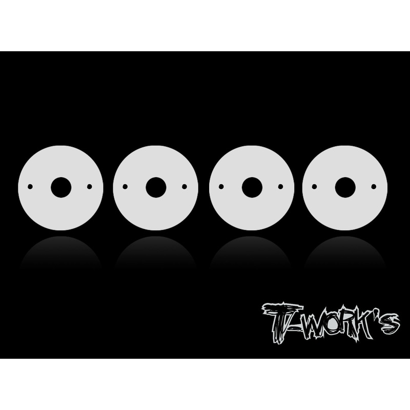 TE-118 Machined 1.3 x 2 Shock Pistons ( Team Associated, Team Losi , Kyosho 12mm Shock )