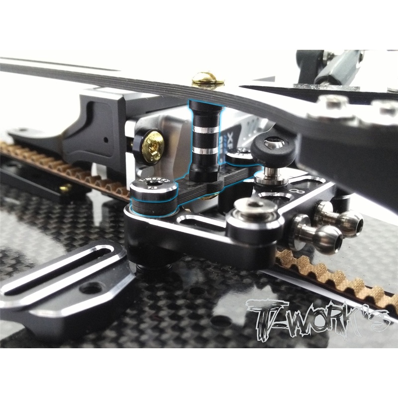 TE-165-D  Graphite Bell Crank Stiffeners ( For Yokomo BD7, BD8 )