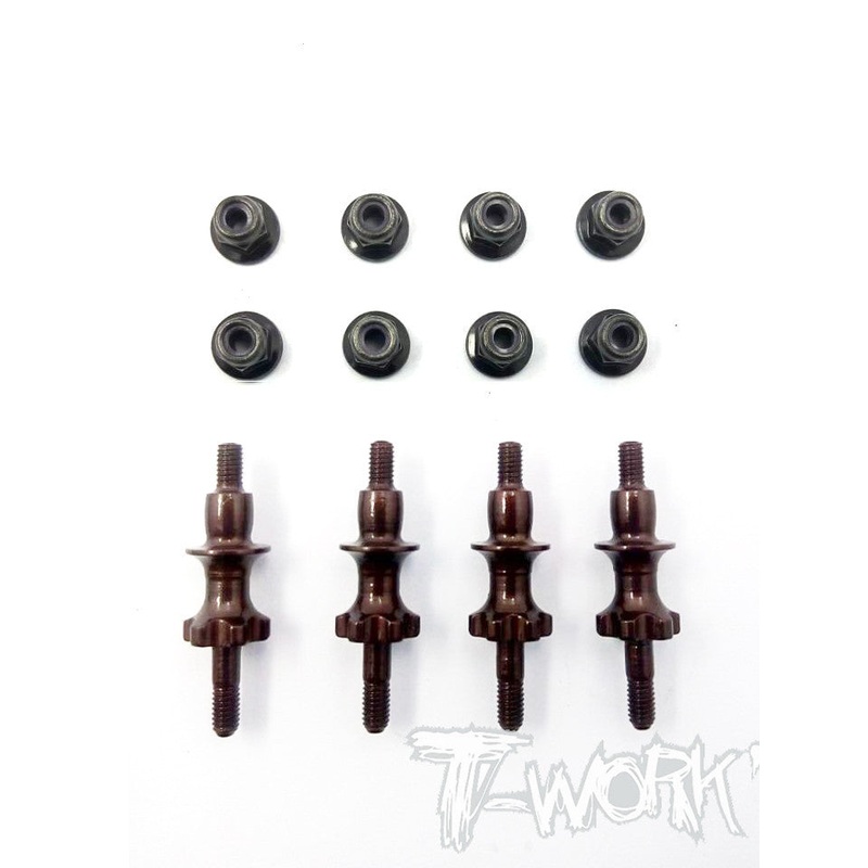 TO-177 Spring Steel Shock Standoffs ( For Kyosho MP-9 )