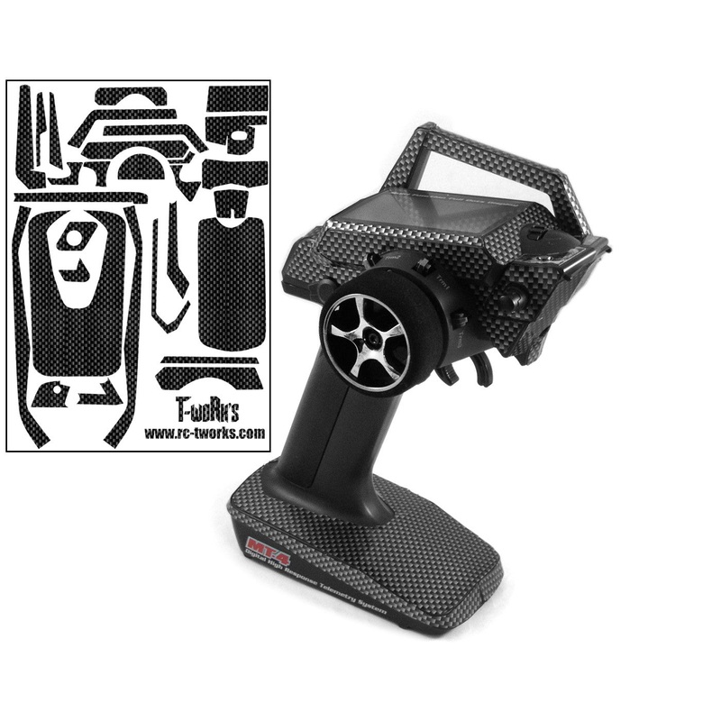 TS-002 Shiny Graphite Sticker (For Airtronics & Sanwa MT-4)