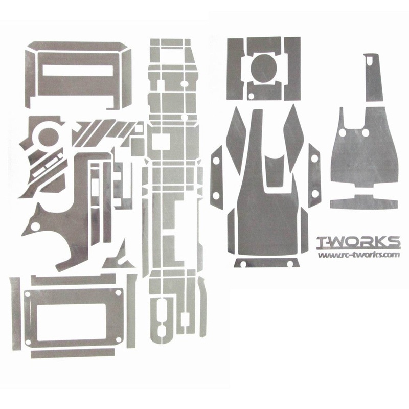 TS-023M Metal Chrome Radio Skin Sticker ( For KO EX-1 2012 ) 4 Colors