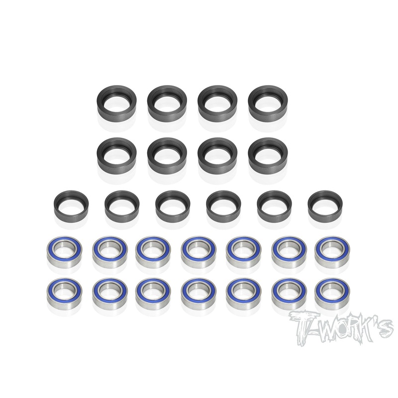 BBLS-MP9E Light Weight Bearing Kit ( For Kyosho MP9E EVO ) With 8 x 14mm Bearing 14pcs.
