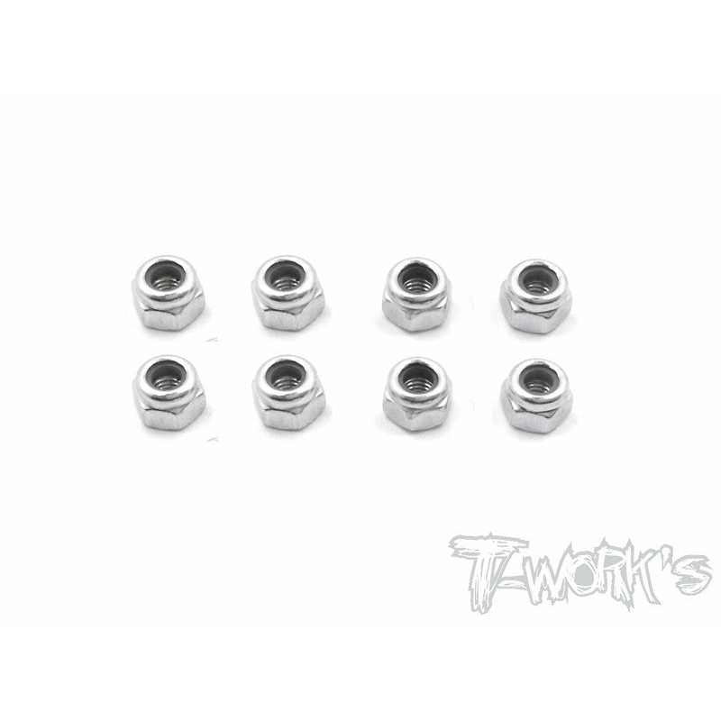 NSS-3LN Nickel Plated M3 Lock Nuts ( 8pcs. )