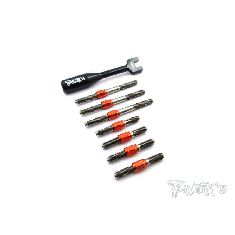 TB-046H Hybrid Titanium Turnbuckle Set  For Serpent S411