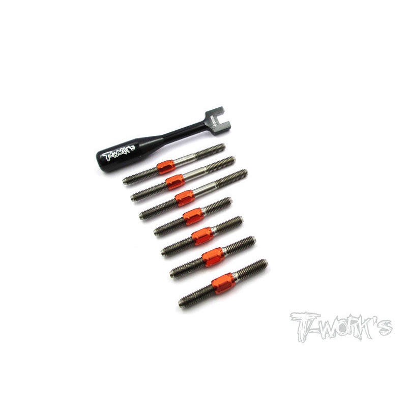 TB-051H Hybrid Titanium Turnbuckle Set For Serpent S411FF & S411 Eryx 4.0