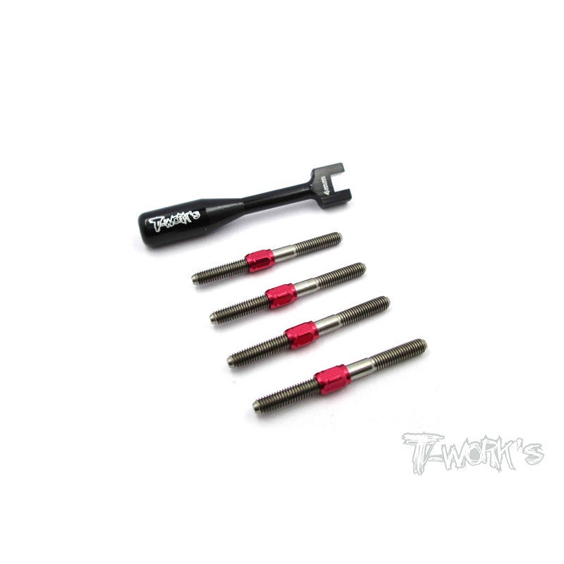 TB-054H Hybrid Titanium Turnbuckle Set For SWorkz S104 EK1