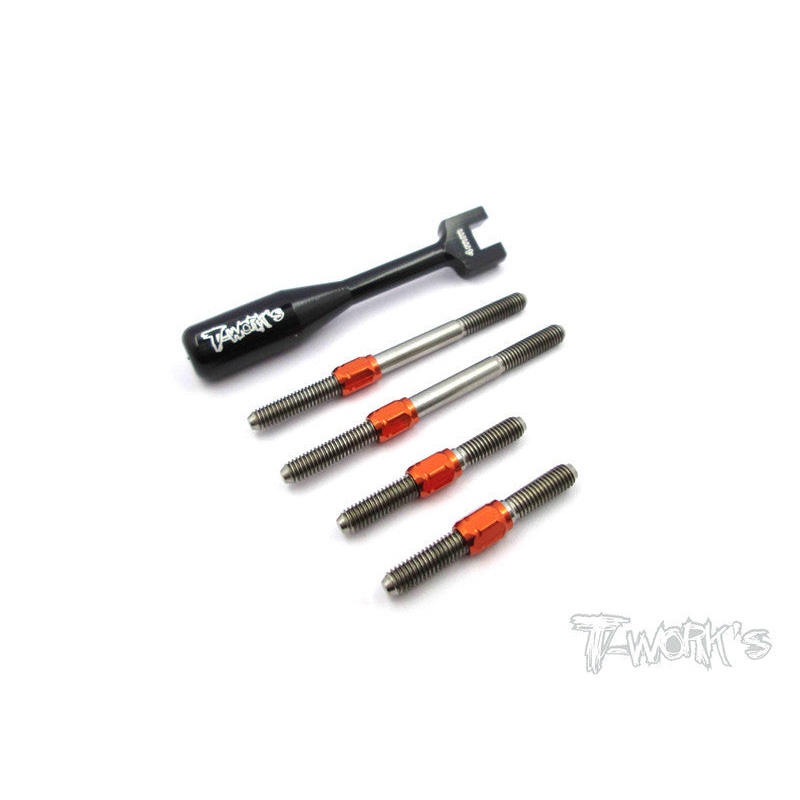 TB-055H Hybrid Titanium Turnbuckle Set For Xray NT1
