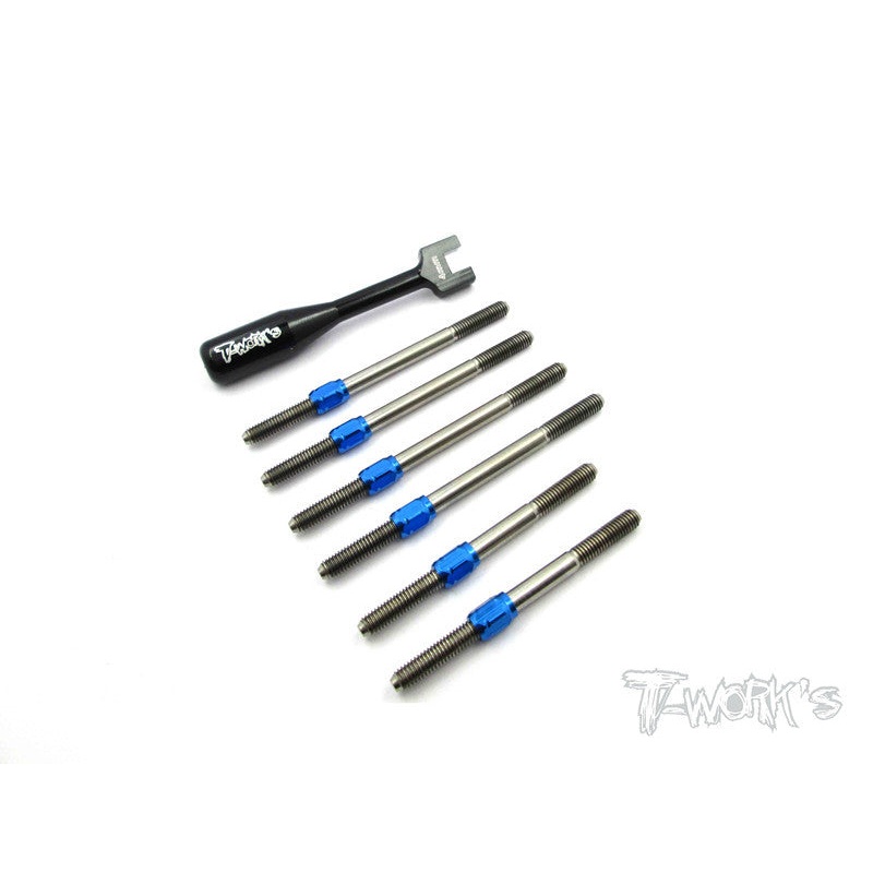 TB-056H Hybrid Titanium Turnbuckle Set For Yokomo B-Max2 MR Ver.2
